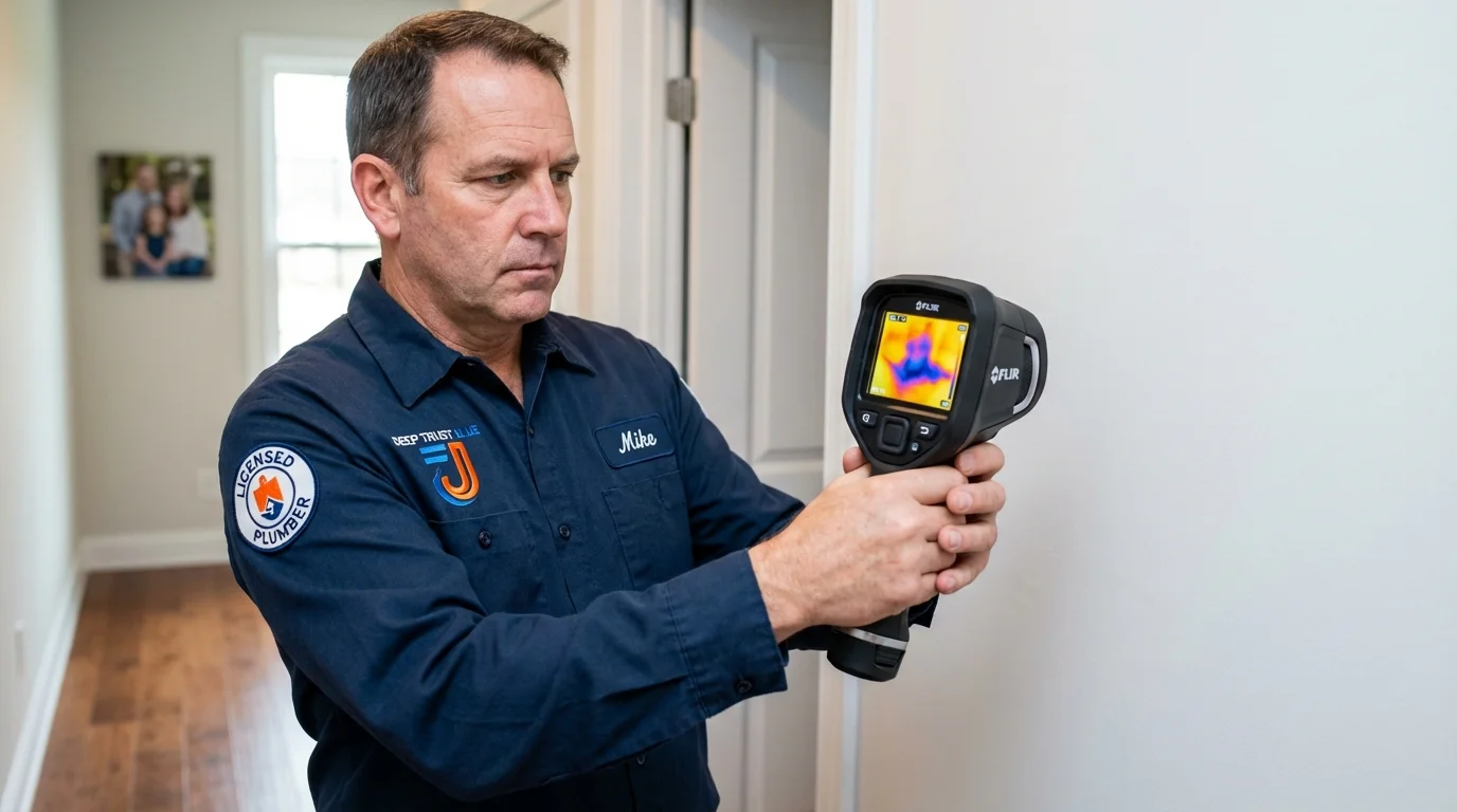 Thermal imaging leak detection by Johns Plumbing LLC in Tupper Lake